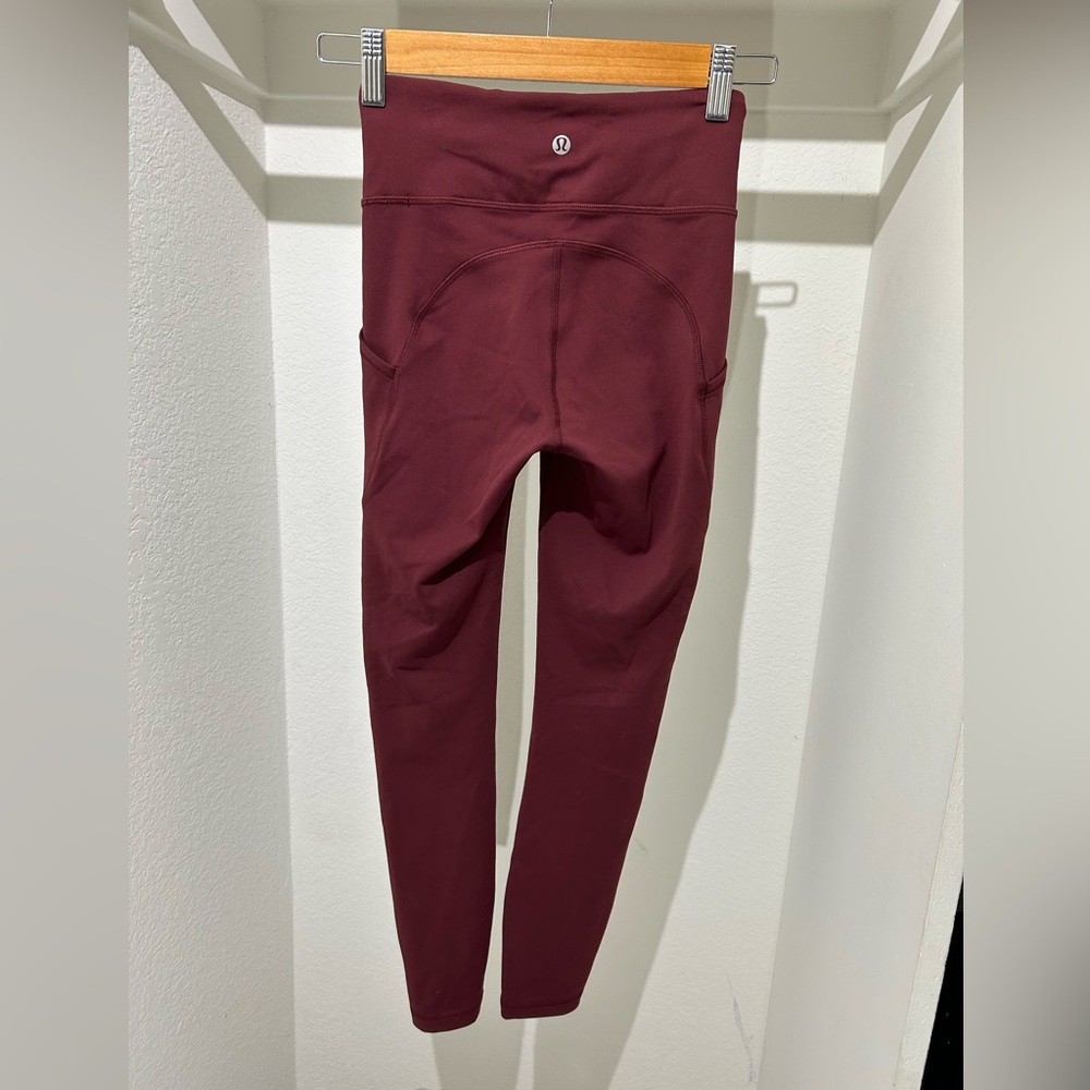 Lululemon Maroon Leggings